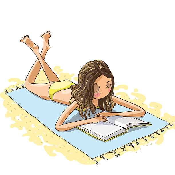 612x612 Reading On The Beach Clipart Amp Reading On The Beach Clip Art