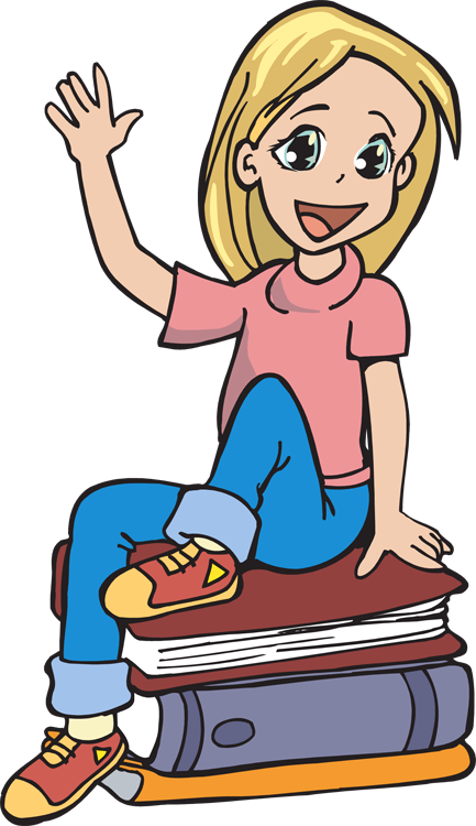 433x750 Student School Girl Clip Art