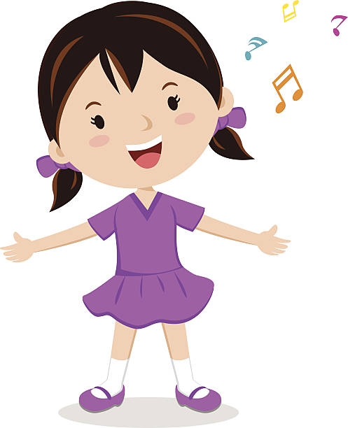 497x612 Clipart Of A Girl Singing Royalty Free Clip Art Vector Images