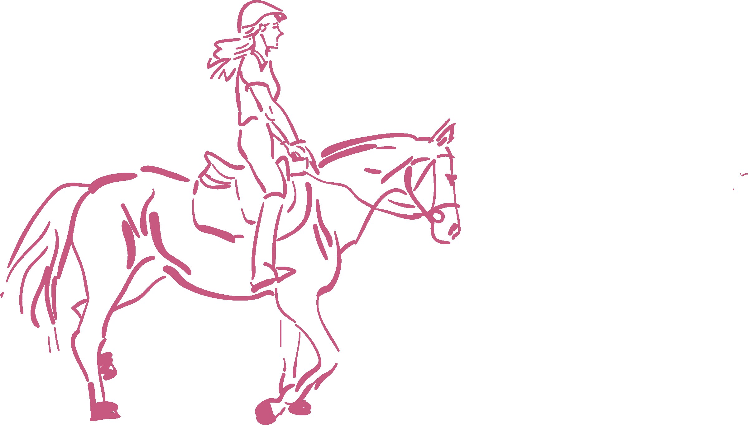 2400x1366 Girl Riding Horse Clipart 2 Clip Art Net Beautiful