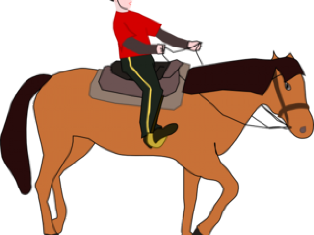 640x480 Horse Riding Clipart