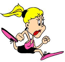 250x237 Running For The Zen Of It Girl Clipart, Jogging And Yoga Routines