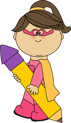 290x500 Cute Superhero Clipart