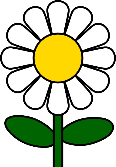 382x549 Interesting Daisy Clipart Clip Art At Clker Com Vector Online