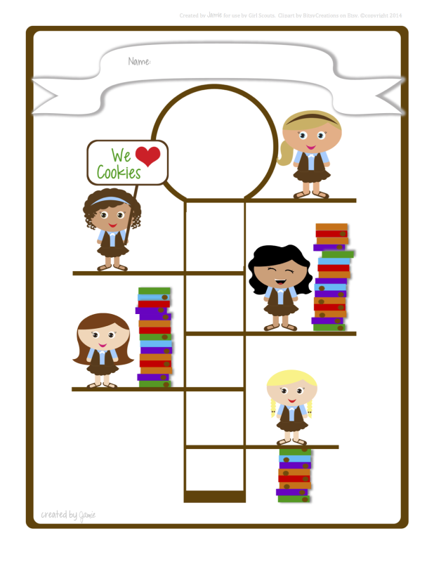 618x800 Girl Scout Cookie Clip Art