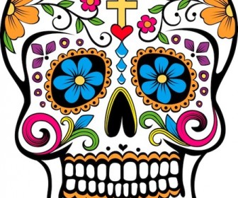 336x280 Sugar Skull Clipart Purple