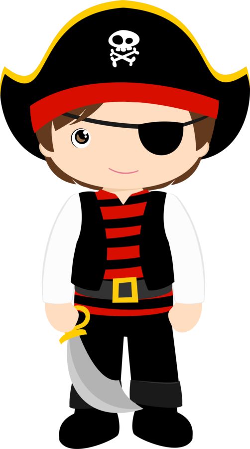 502x900 Baby Pirate Clipart