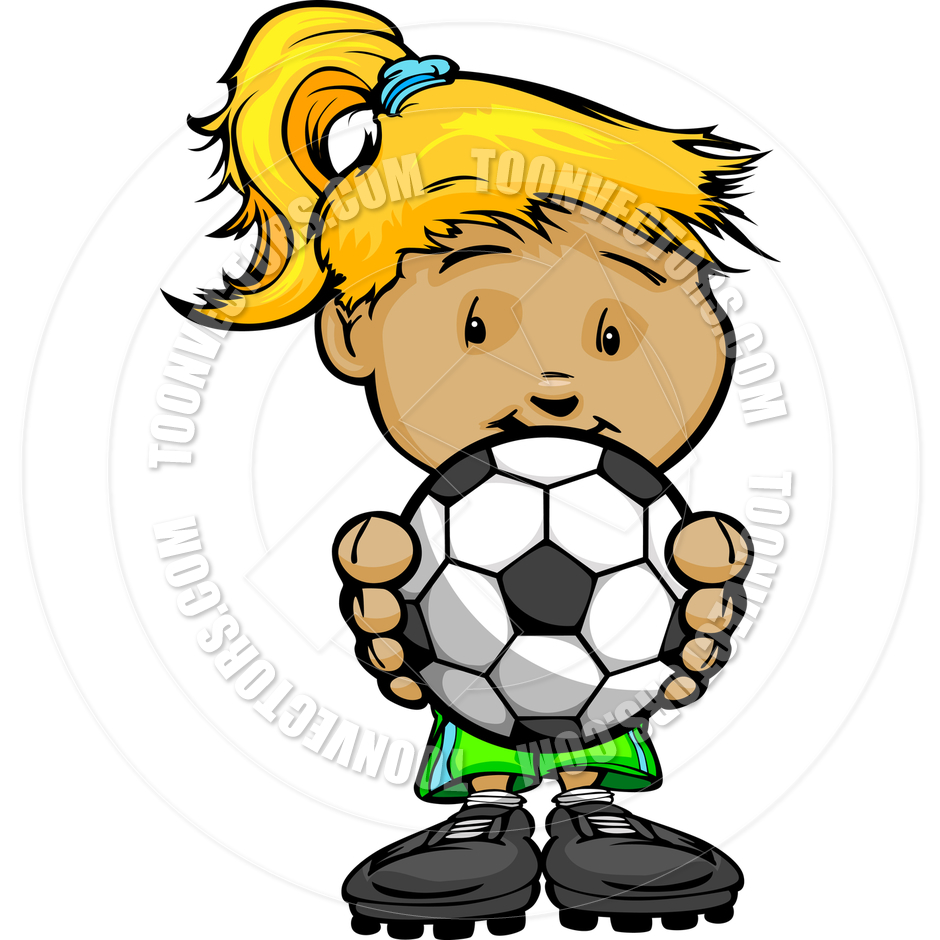 940x940 Football Girl Clipart
