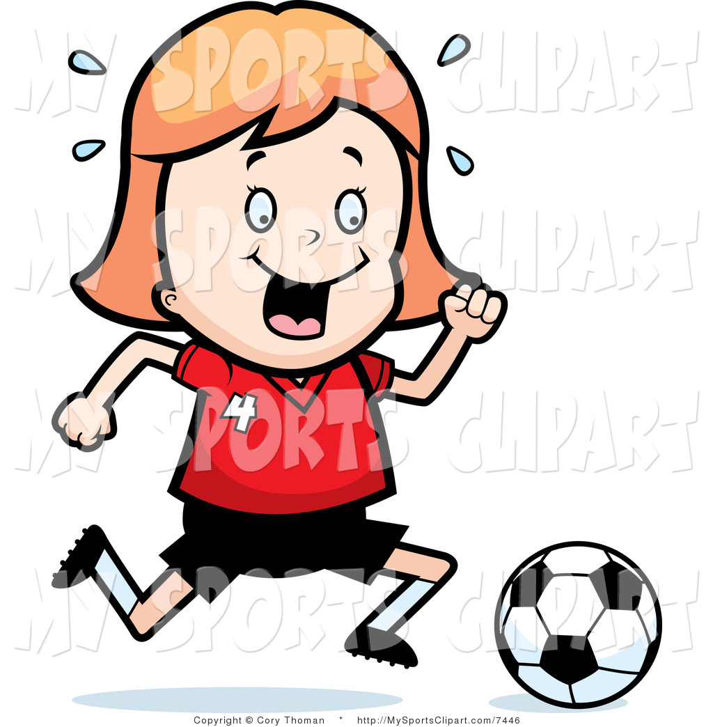 Girl Soccer Clipart at GetDrawings | Free download