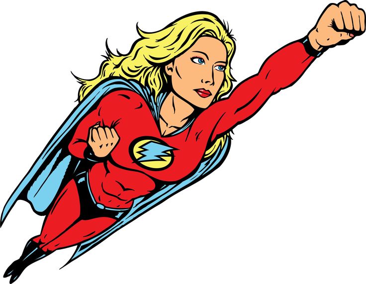 736x571 Women Superhero Clipart