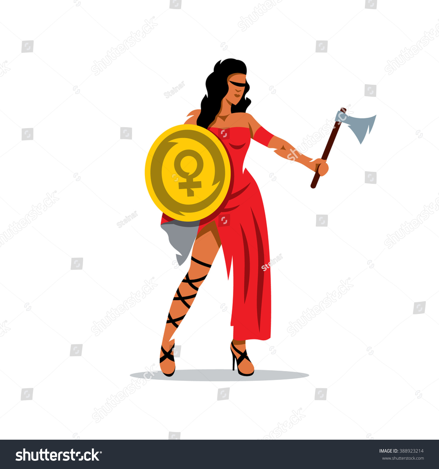 1500x1600 Woman Warrior Clipart Cartoon