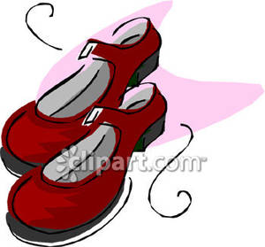 300x279 Girls Red Mary Jane Shoes