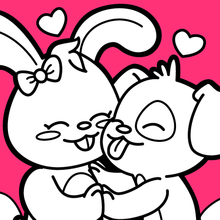 220x220 Valentine's Day Coloring Pages