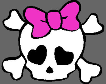 Girly Skull Clipart at GetDrawings | Free download