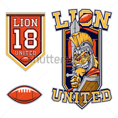 380x380 Gladiator Mascot Clipart