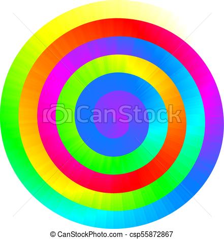 441x470 Colorful Vector Rainbow Spiral. Rgb. Eps8. Global Colors . Clip