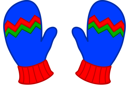 550x367 Kids Blue Winter Mittens