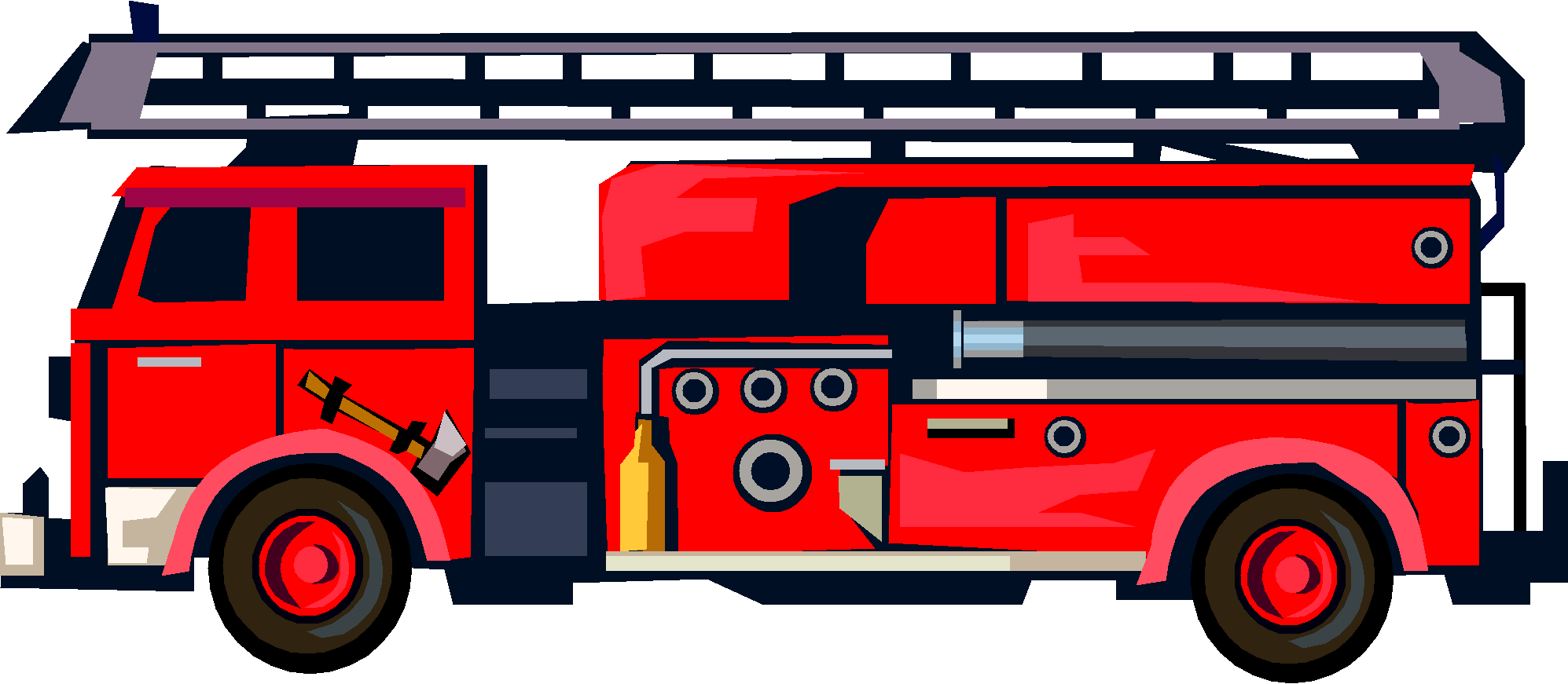 1995x871 Cartoon Truck Clipart