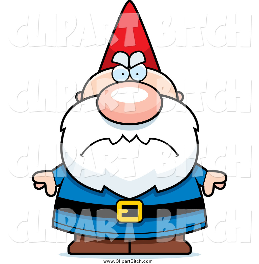 1024x1044 Clip Vector Cartoon Art Of A Mad Short Gnome By Cory Thoman
