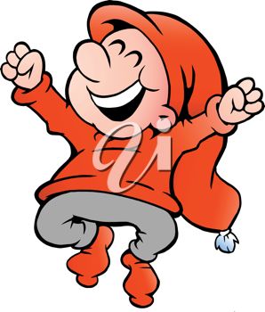 298x350 Clipart Illustration Of A Happy Gnome