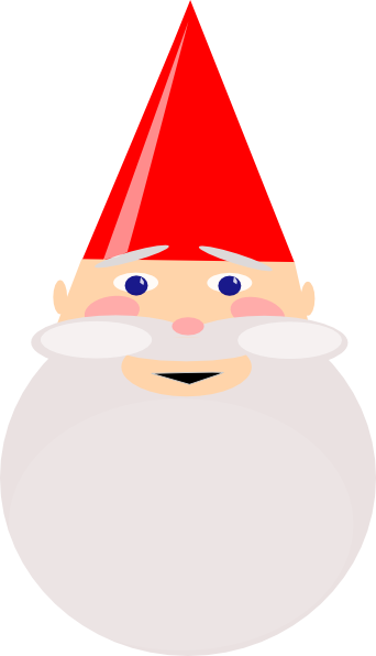 342x596 Gnome With Red Hat Clip Art