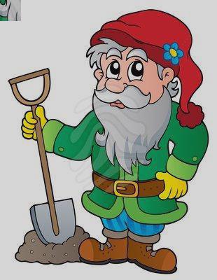 310x400 Cartoon Gnome Clipart