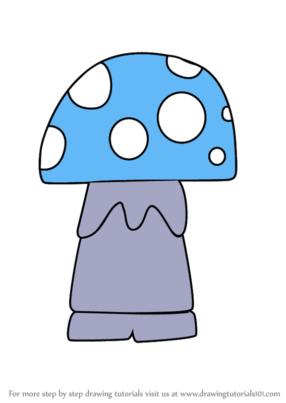 567x800 Learn How To Draw Kawaii Shroom From Gnomeo And Juliet (Kawaii