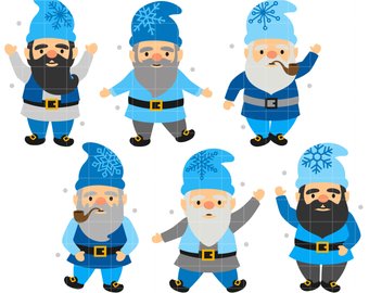 340x270 Gnome Clipart Etsy