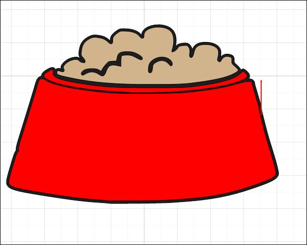 622x496 Dog Food Clipart