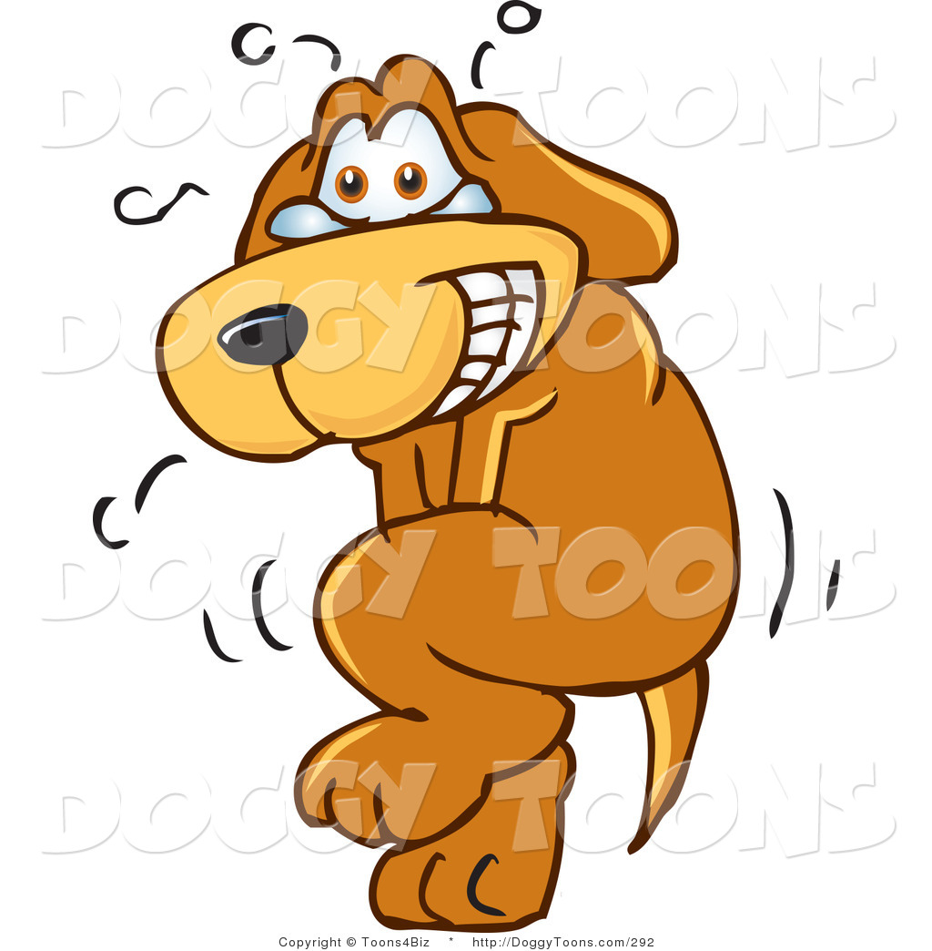 1024x1044 Doggy Clipart Of A Brown Dog Mascot Cartoon Character Trying