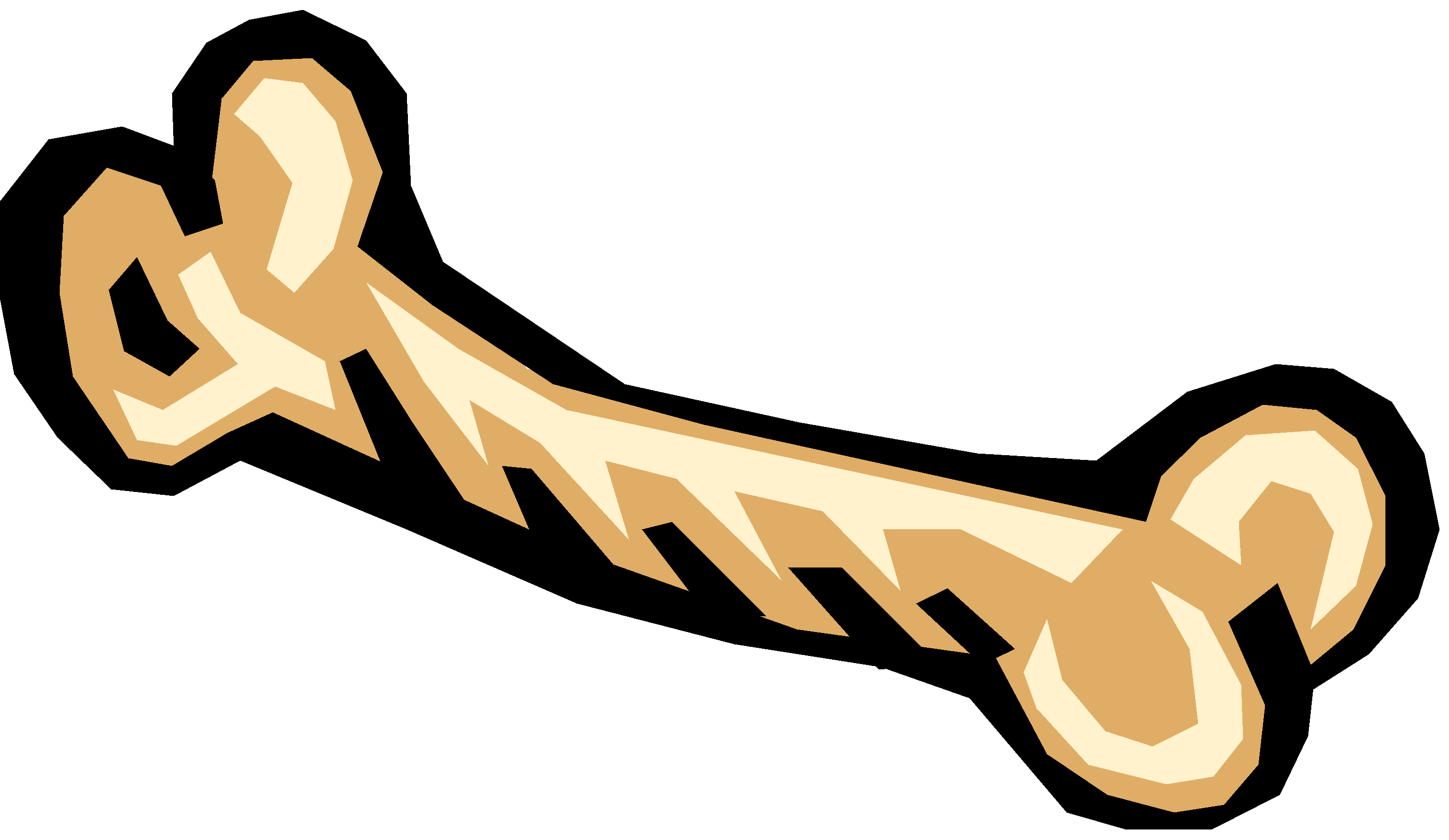 3030x1757 Photos Of Dog Bone Outline With Black Clipart