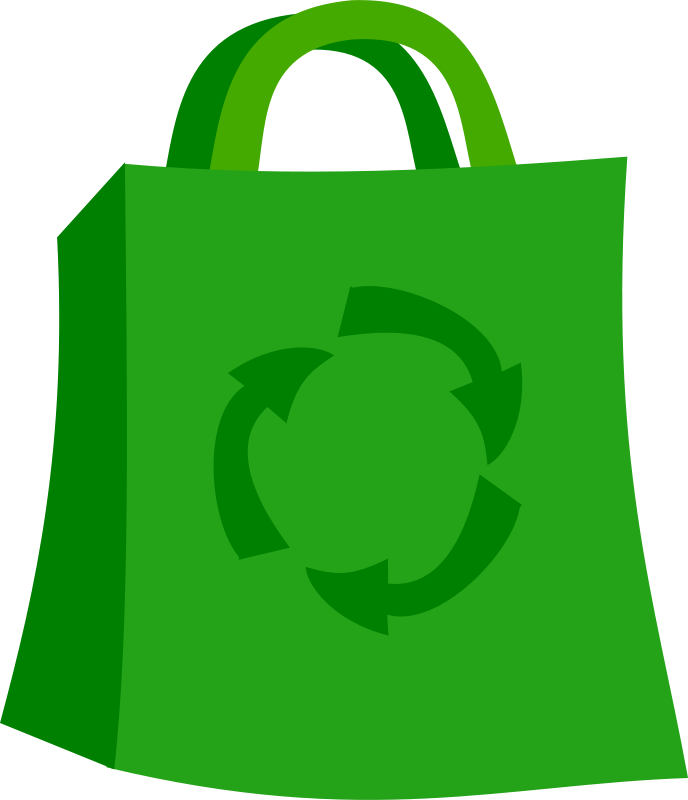 688x800 Free Clipart Green Shopping Bag Stevepetmonkey