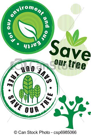 319x470 Label. Go Green Icon Set Clip Art Vector