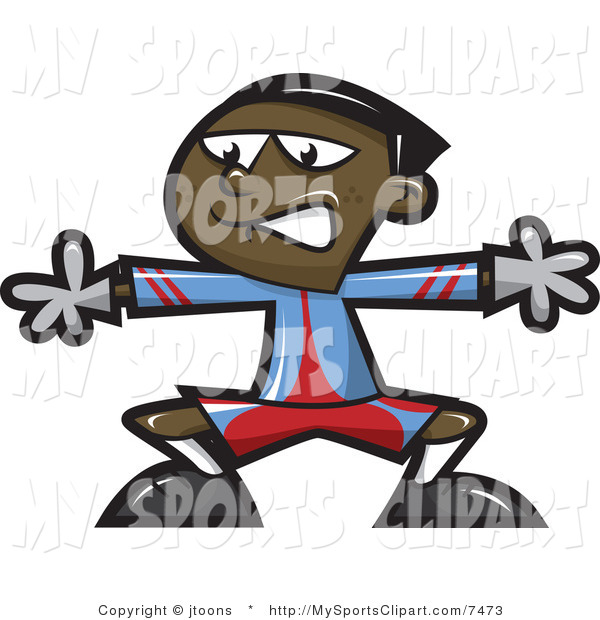 600x620 Sports Clip Art Of A Boy Playing Soccer Goalie By Jtoons