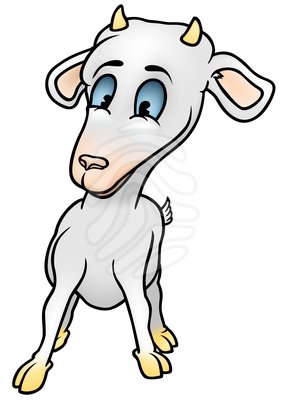 284x400 Clip Art Baby Goat Clipart Panda