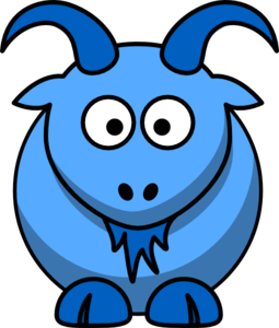 255x300 Blue Goat Png, Svg Clip Art For Web