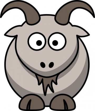 361x425 Clip Art Goat