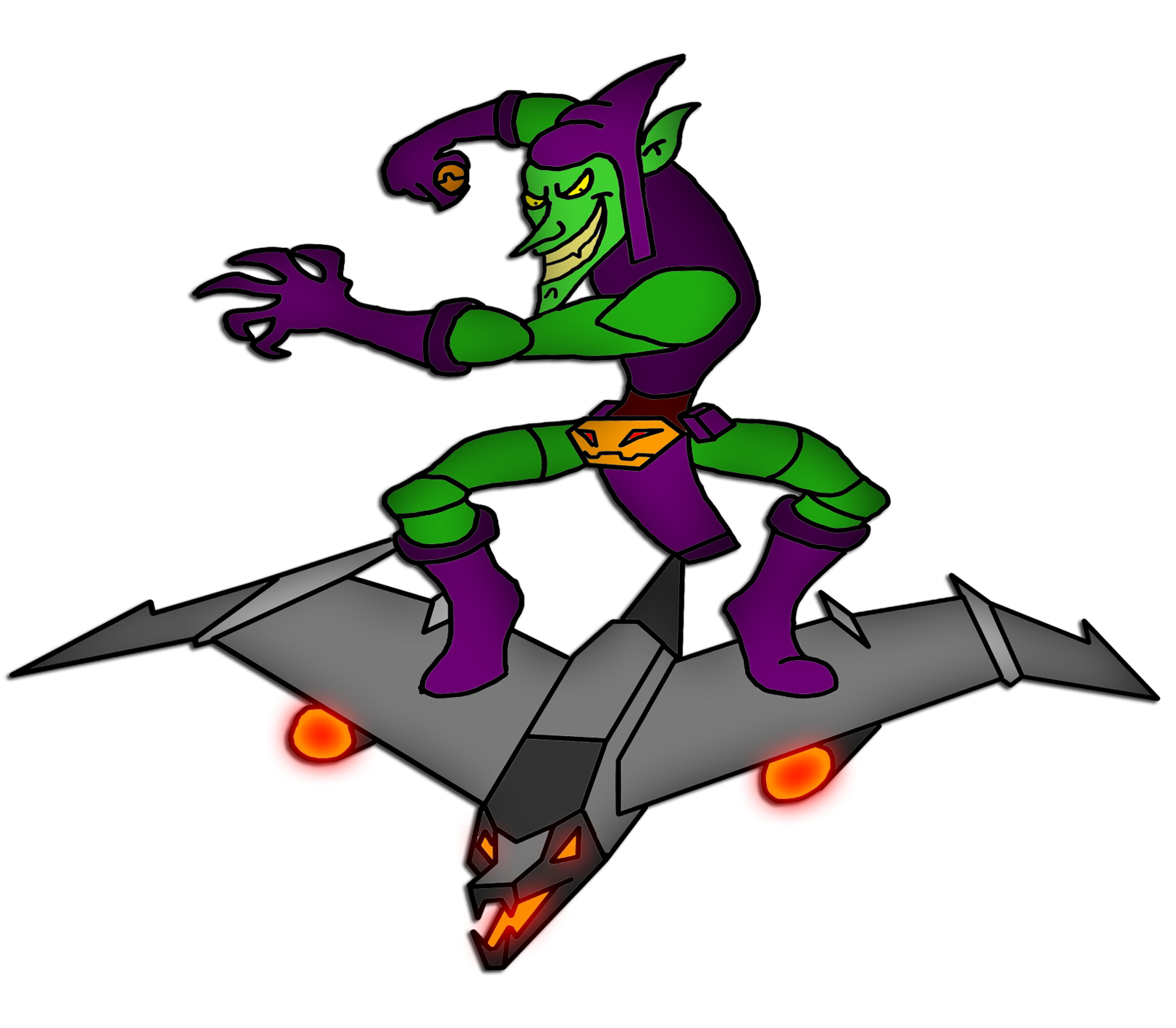 1624x1419 The Green Goblin By Moheart7