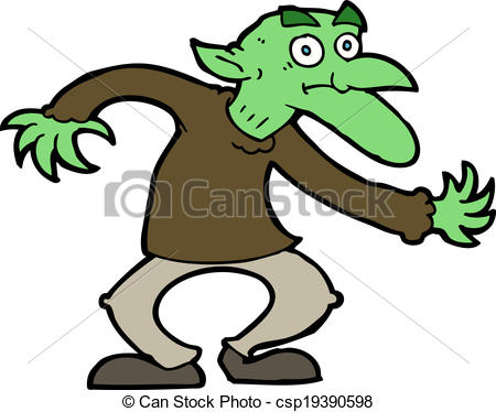 450x374 Cartoon Goblin Eps Vectors