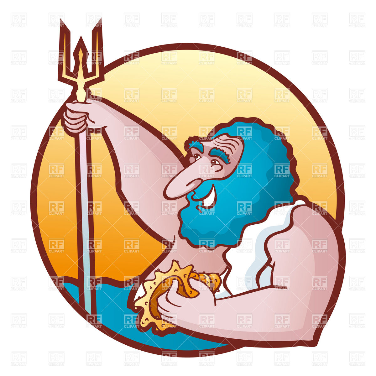 1200x1200 Neptune With Trident