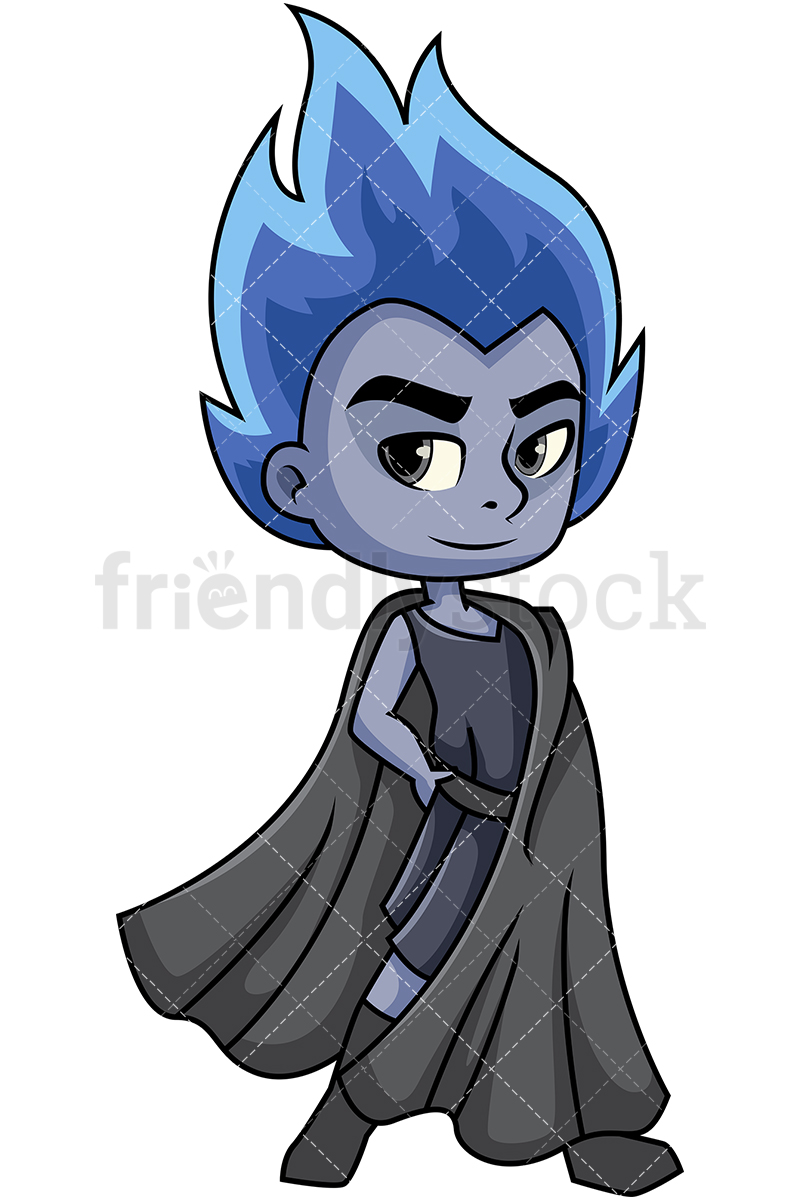 800x1200 Hades God Of The Underworld Cartoon Vector Clipart