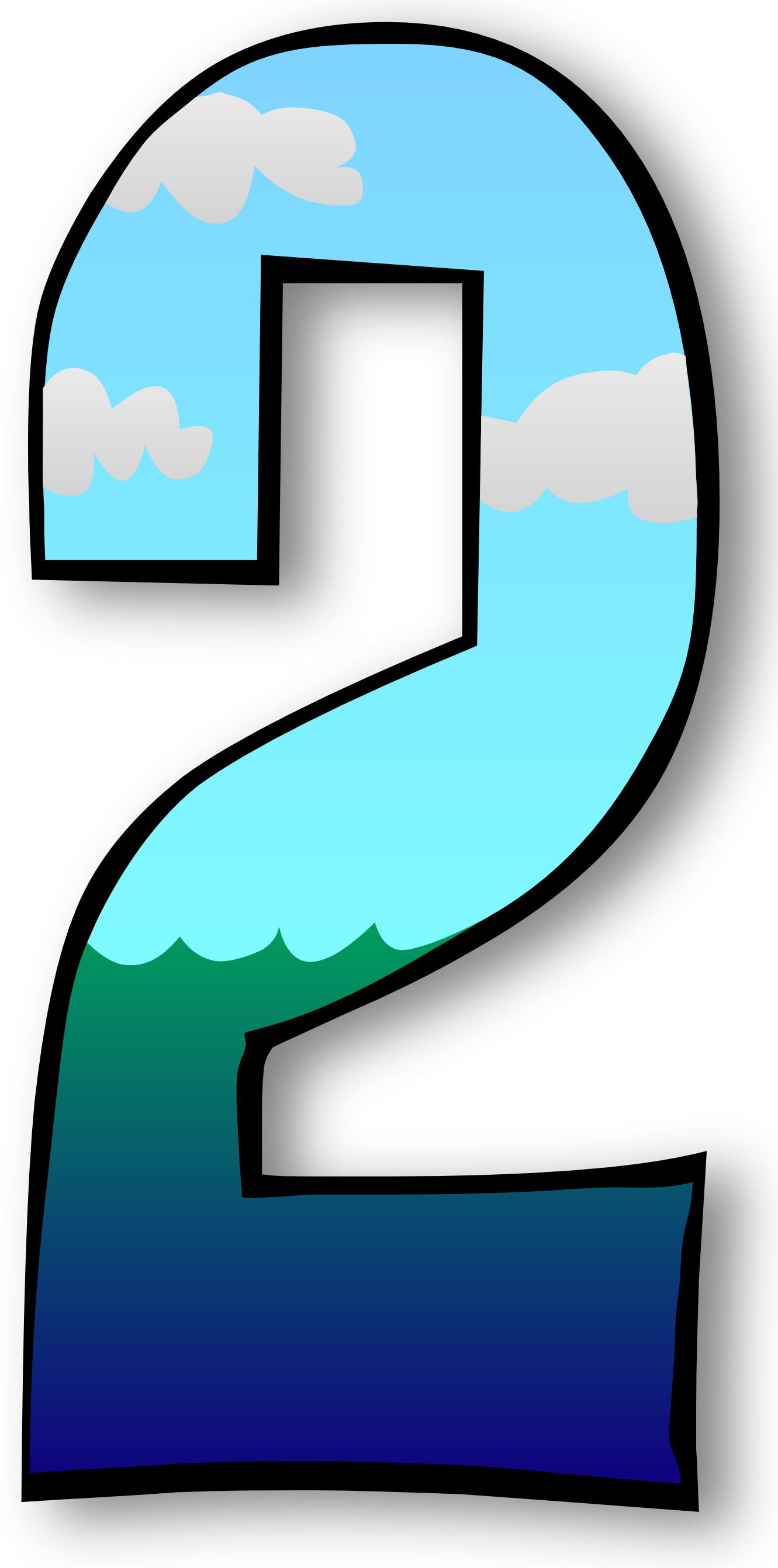 1331x2684 Number Clipart Creation