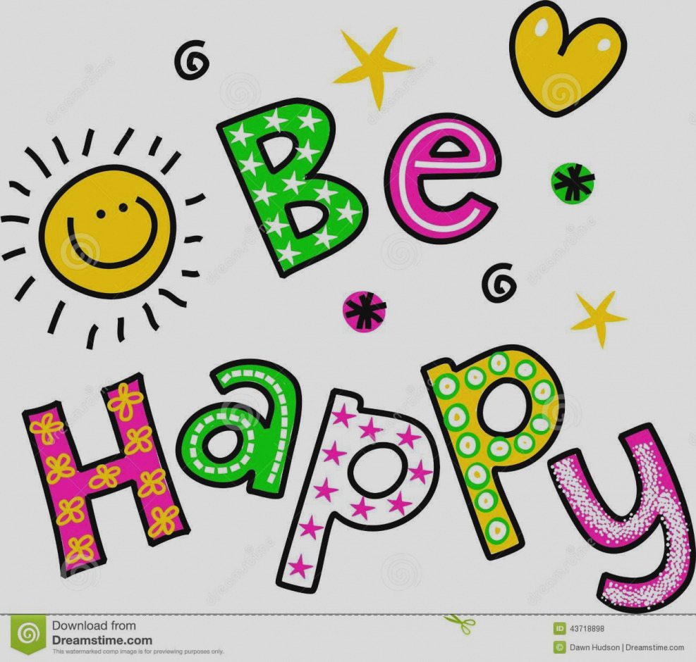 987x940 Best Of Happy Clip Art Be Clipart Text Stock Illustration