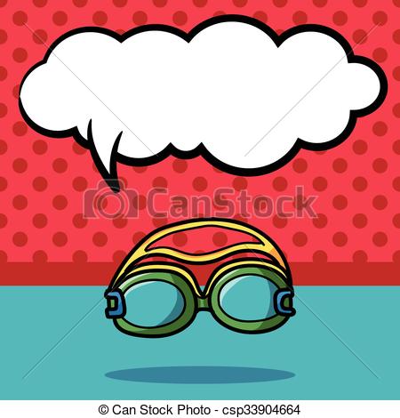 450x470 Goggles Doodle Clip Art Vector