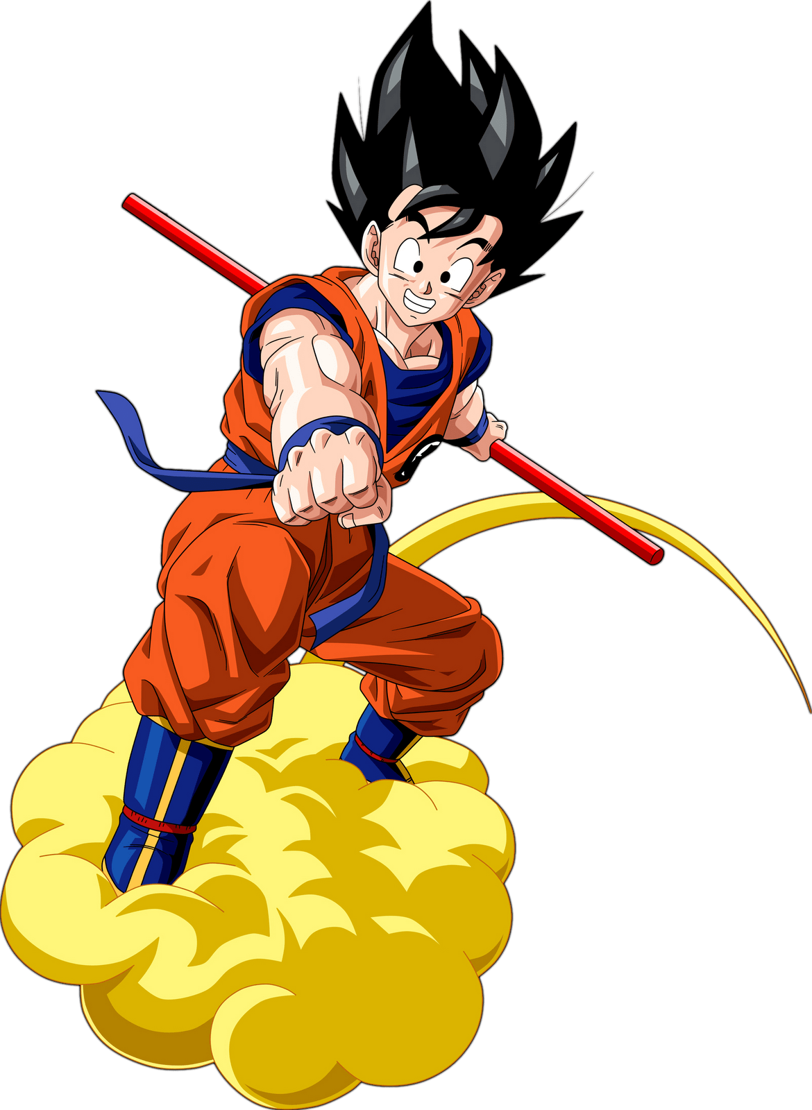 1170x1600 Goku On Cloud Transparent Png