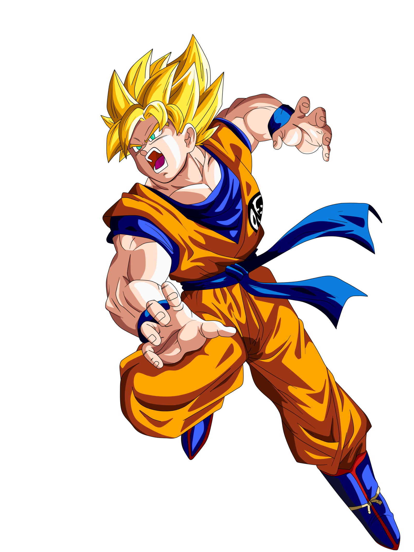 1600x2133 Goku Ssj By Supergoku37