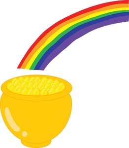 262x300 Pot Of Gold Clipart Image