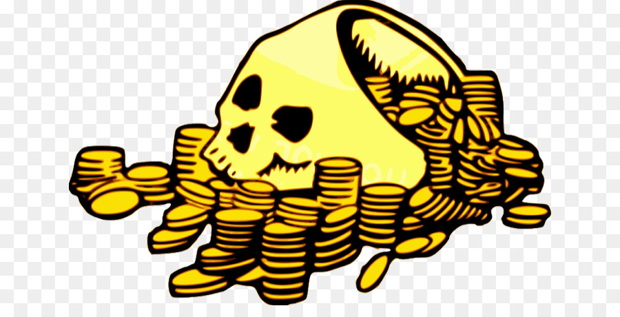 900x460 Piracy Gold Coin Clip Art