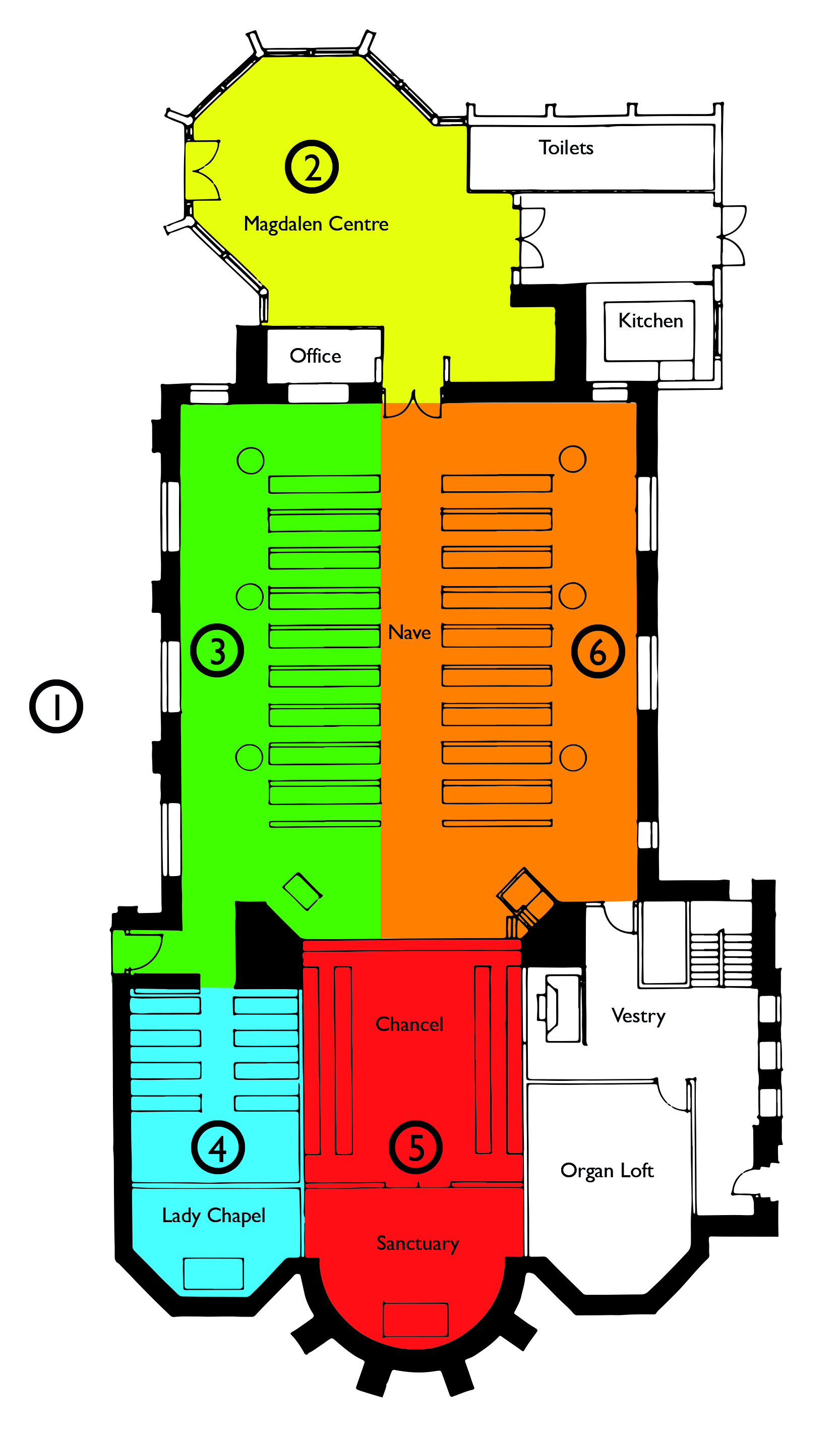 1666x2849 Our Building St Mary Magdalen Church