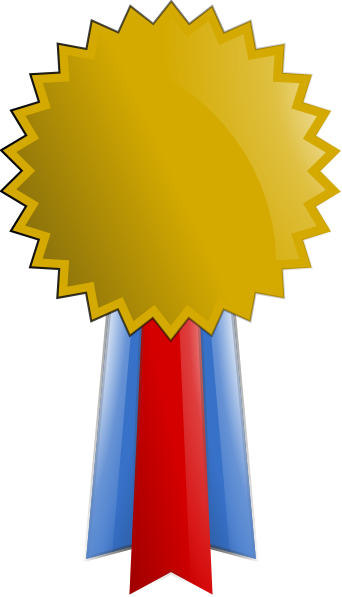 342x597 Gold Medal Clip Art